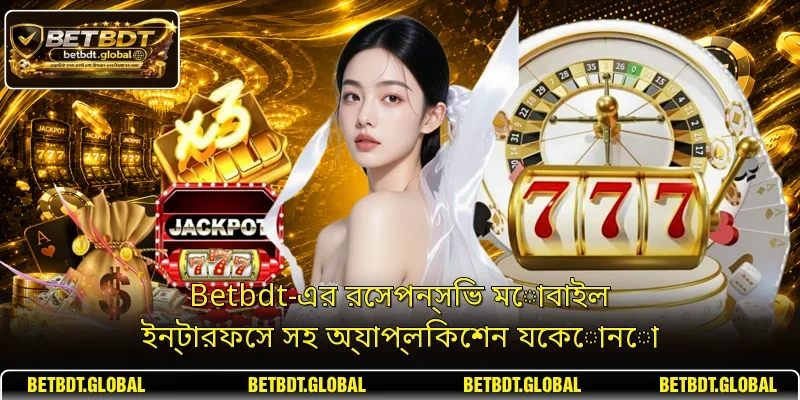 Betbdt-এর রেসপন্সিভ মোবাইল ইন্টারফেস সহ অ্যাপ্লিকেশন যেকোনো