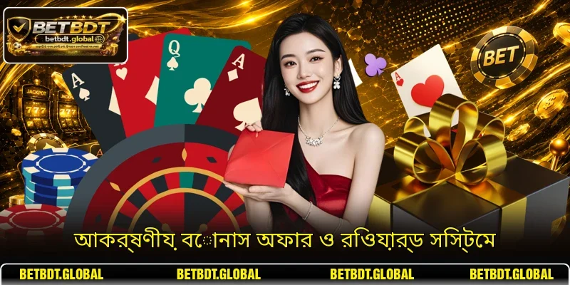 আকর্ষণীয় বোনাস অফার ও রিওয়ার্ড সিস্টেম
