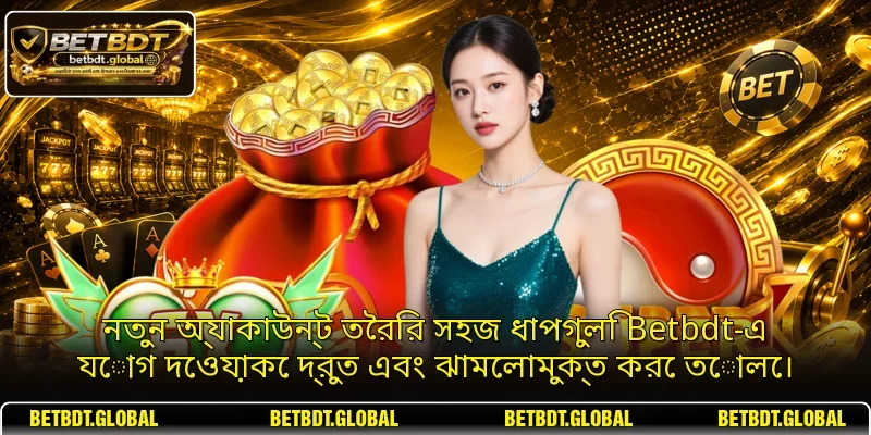 নতুন অ্যাকাউন্ট তৈরির সহজ ধাপগুলি Betbdt-এ যোগ দেওয়াকে দ্রুত এবং ঝামেলামুক্ত করে তোলে।