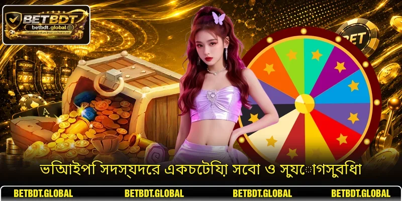 ভিআইপি সদস্যদের একচেটিয়া সেবা ও সুযোগসুবিধা