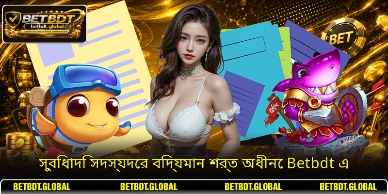 সুবিধাদি সদস্যদের বিদ্যমান শর্ত অধীনে Betbdt এ