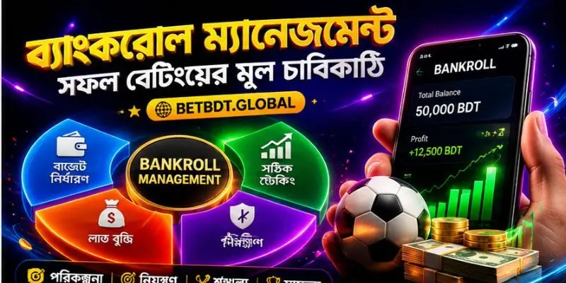 বেটিংয়ে ব্যাংকরোল ব্যবস্থাপনার সম্পূর্ণ গাইড ও স্টেকিং কৌশল