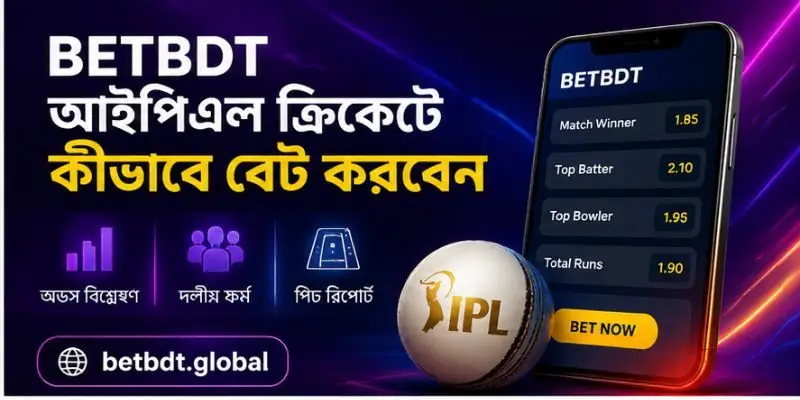 BETBDT আইপিএল ক্রিকেটে কীভাবে বেট করবেন