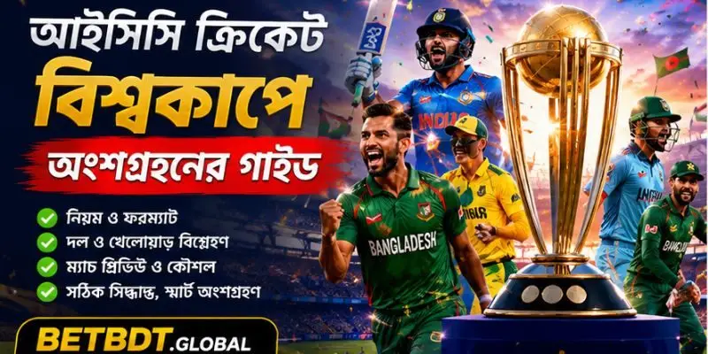 আইসিসিক্রিকেটবিশ্বকাপেঅংশগ্রহণেরগাইডনিয়মওদলবিশ্লেষণ
