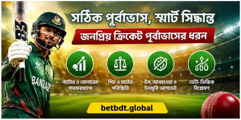ক্রিকেট ম্যাচ বিশ্লেষণে পিচ রিপোর্ট, খেলোয়াড়দের ফর্ম ও পরিসংখ্যান মূল্যায়ন