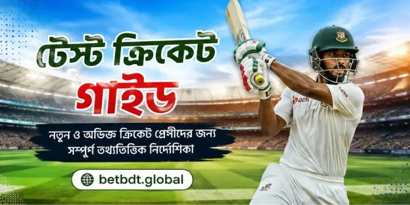 টেস্ট ক্রিকেট গাইড – টেস্ট ক্রিকেটের নিয়ম, পাঁচ দিনের ফরম্যাট ও মৌলিক ধারণা