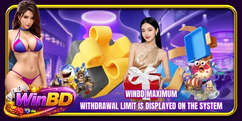 BETBDT maximum withdrawal limit is displayed on the system